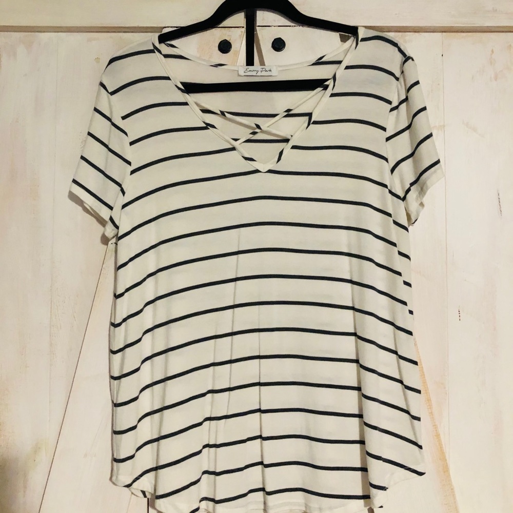 💋 Emory Park Striped Tee 💋